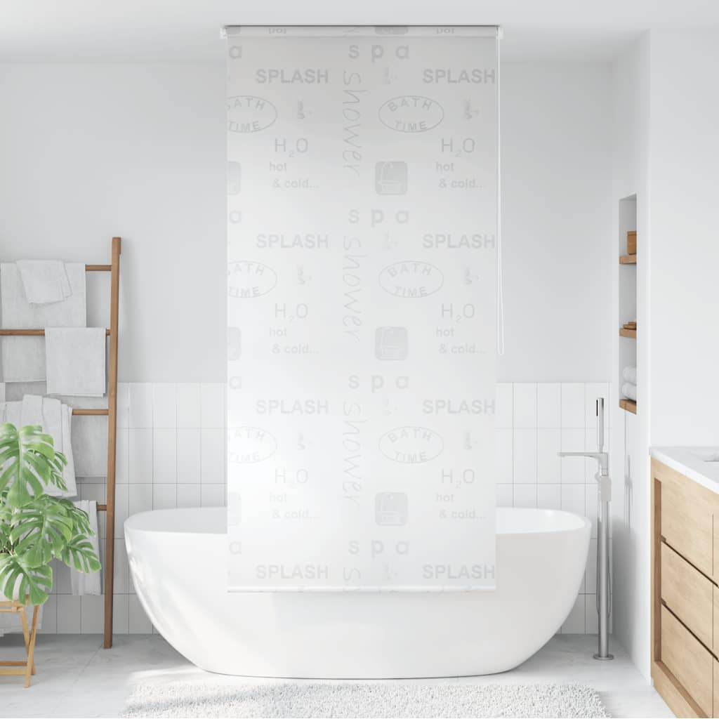 vidaXL Duschrollo 80x240 cm Splash-Design