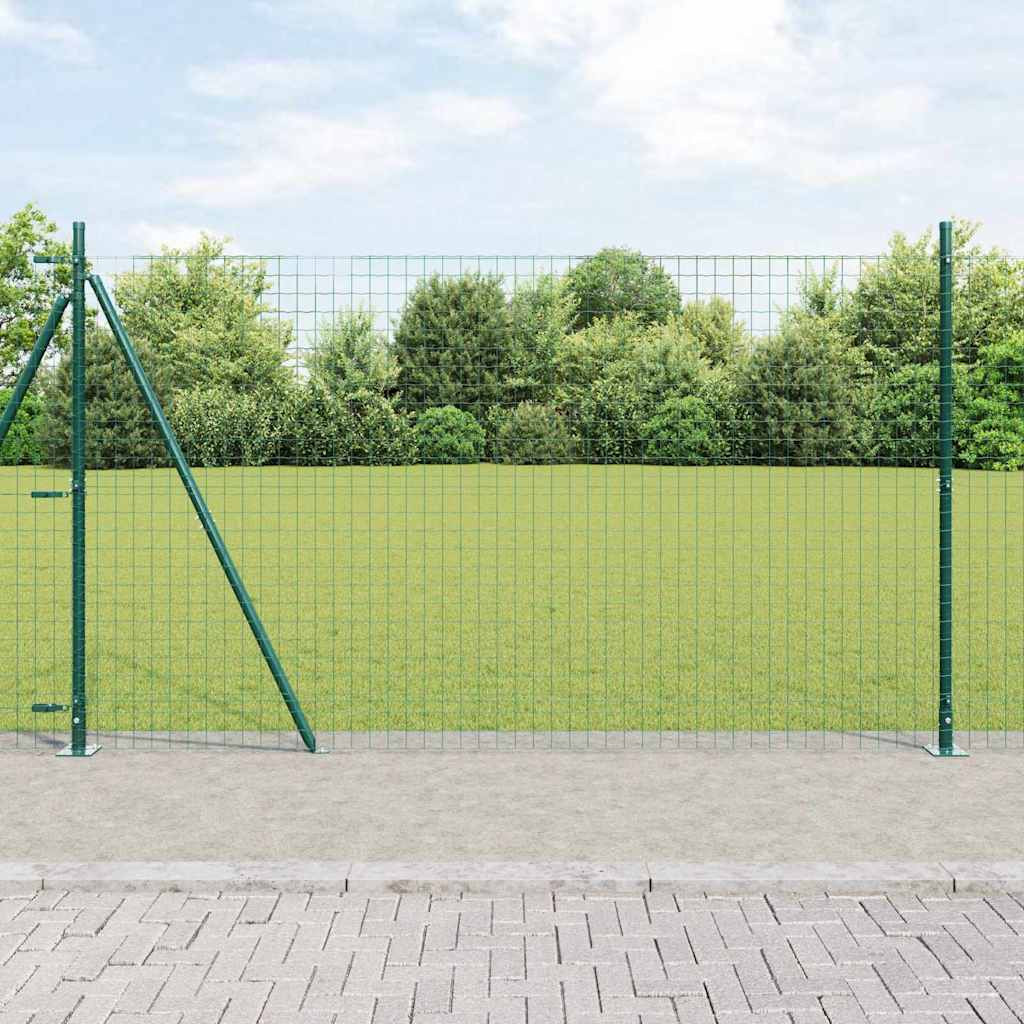 vidaXL Zaunpfosten zum Einbetonieren 52 Stk. Grün