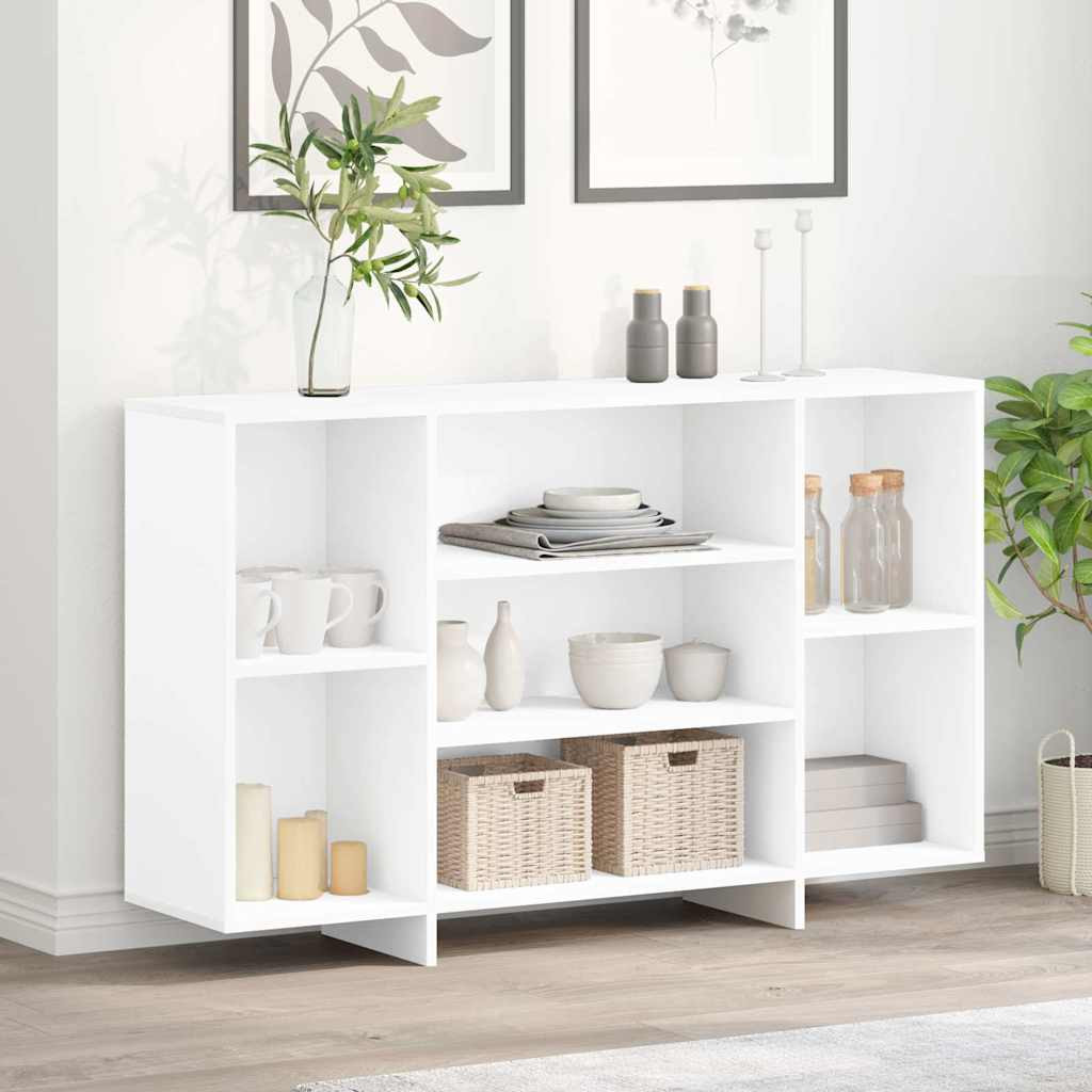 vidaXL Sideboard Weiß 120x30x75 cm Holzwerkstoff