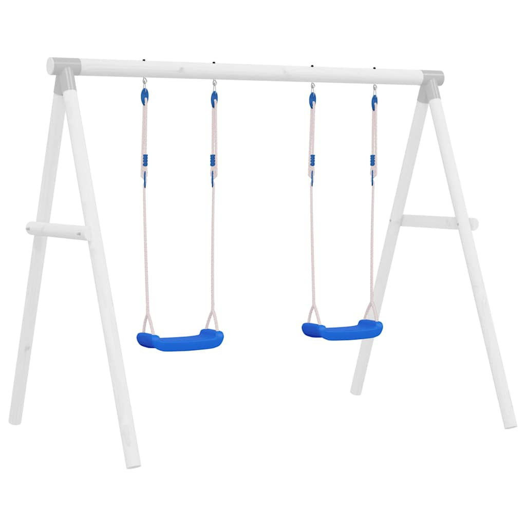 vidaXL Schaukelsitze mit Seilen 2 Stk. Blau 38x16 cm Polyethene