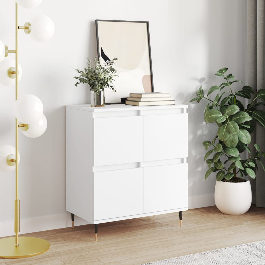 vidaXL Sideboard Weiß 60x35x70 cm Holzwerkstoff
