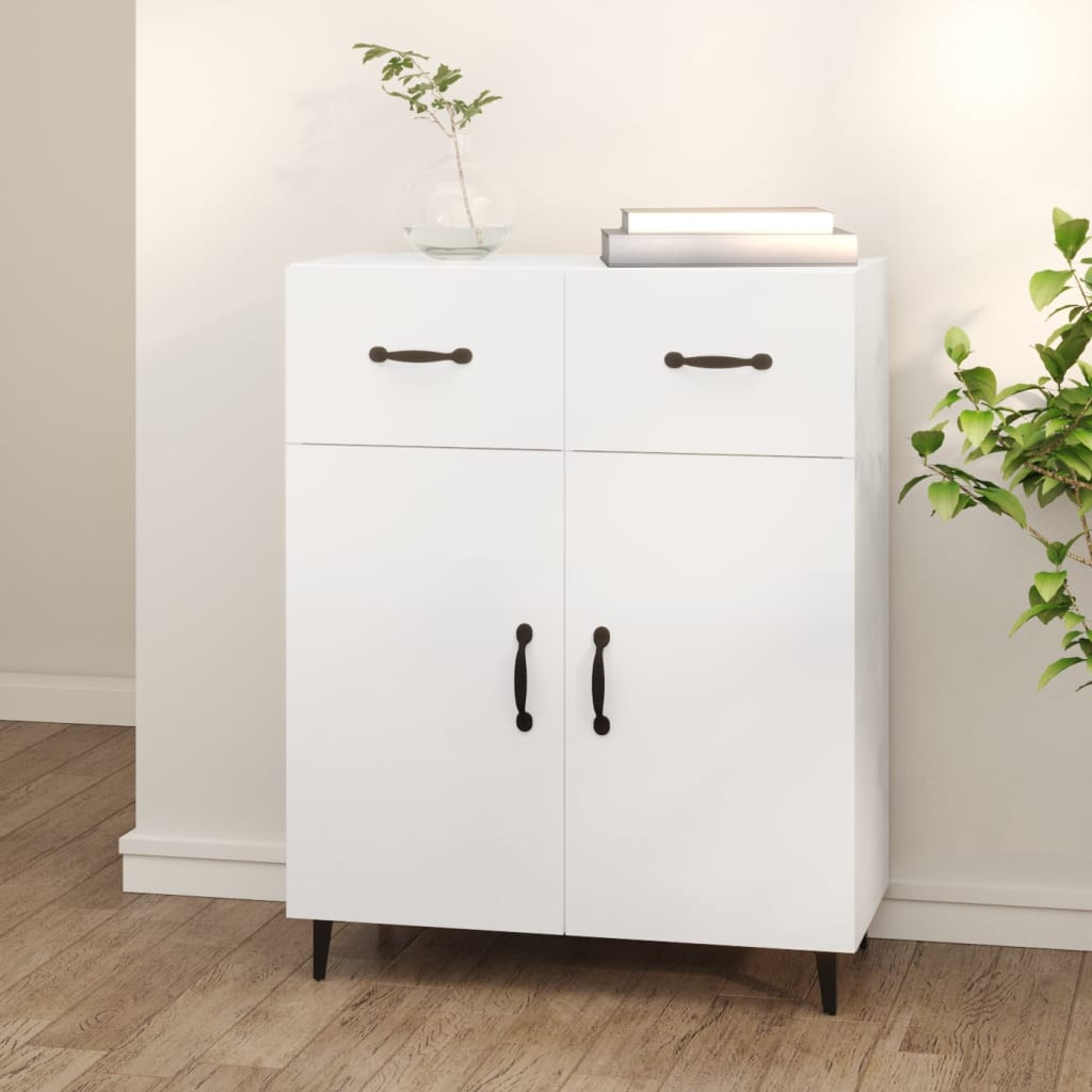 vidaXL Sideboard Weiß 69,5x34x90 cm Holzwerkstoff