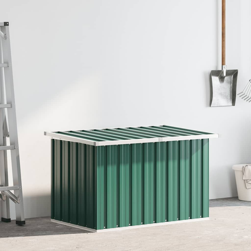 vidaXL Garten-Aufbewahrungsbox Grün 109 x 67 x 65 cm