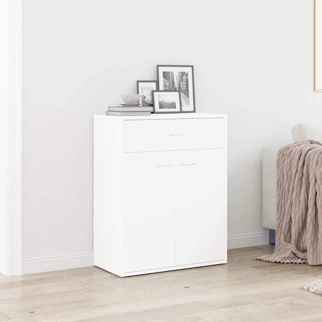 vidaXL Sideboard Weiß 60x30x75 cm Holzwerkstoff