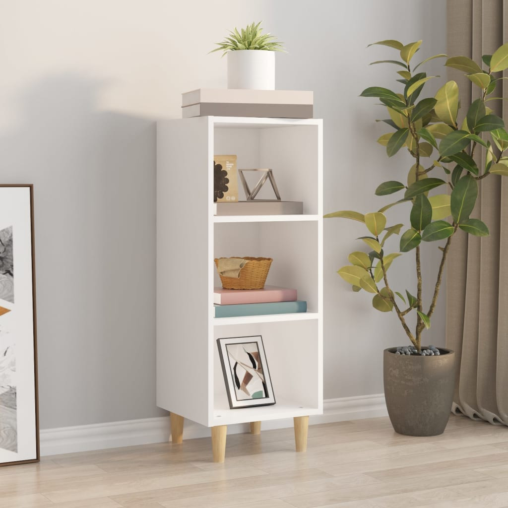vidaXL Sideboard Weiß 34,5x32,5x90 cm Holzwerkstoff