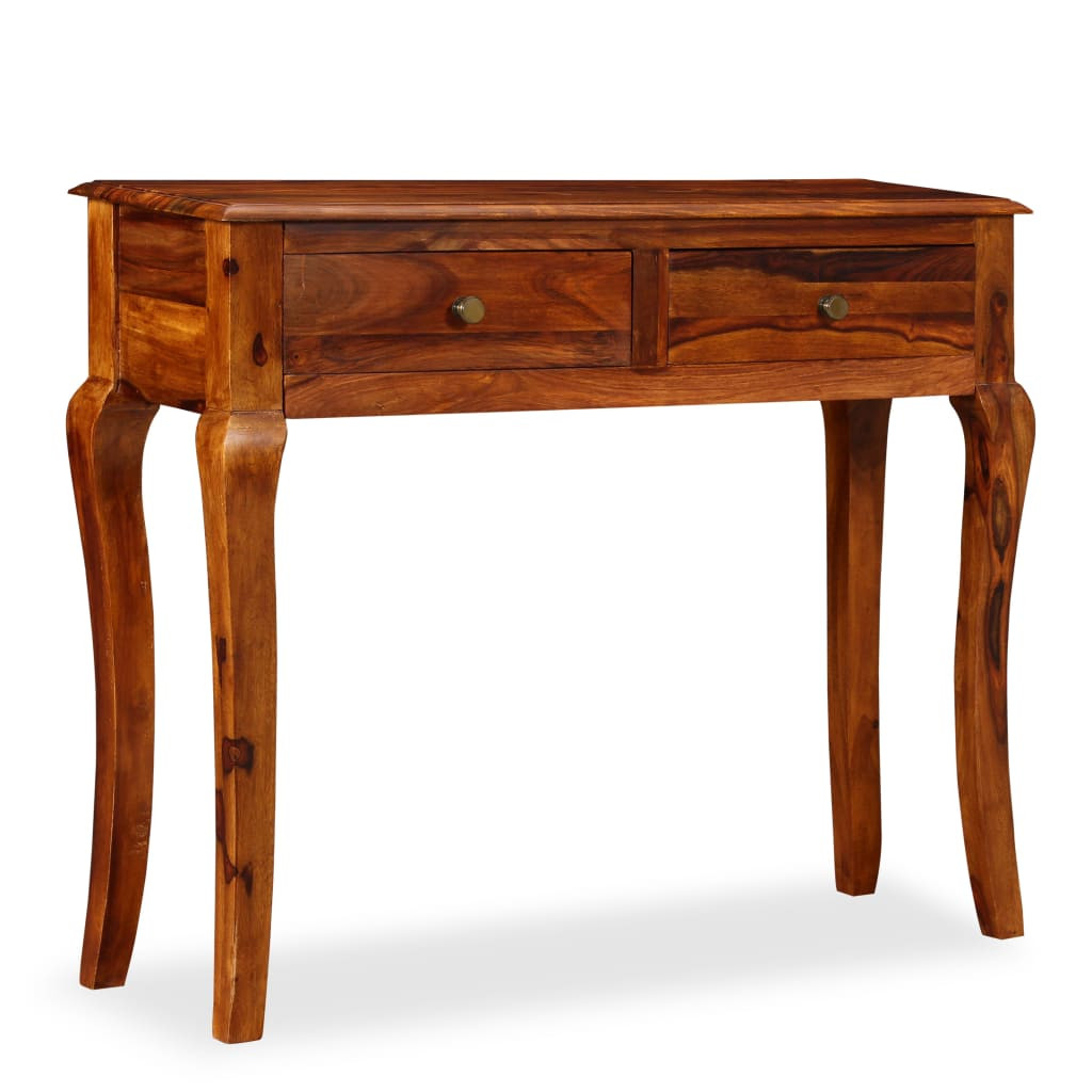 vidaXL Konsolentisch Massivholz Akazie 90x32x76 cm