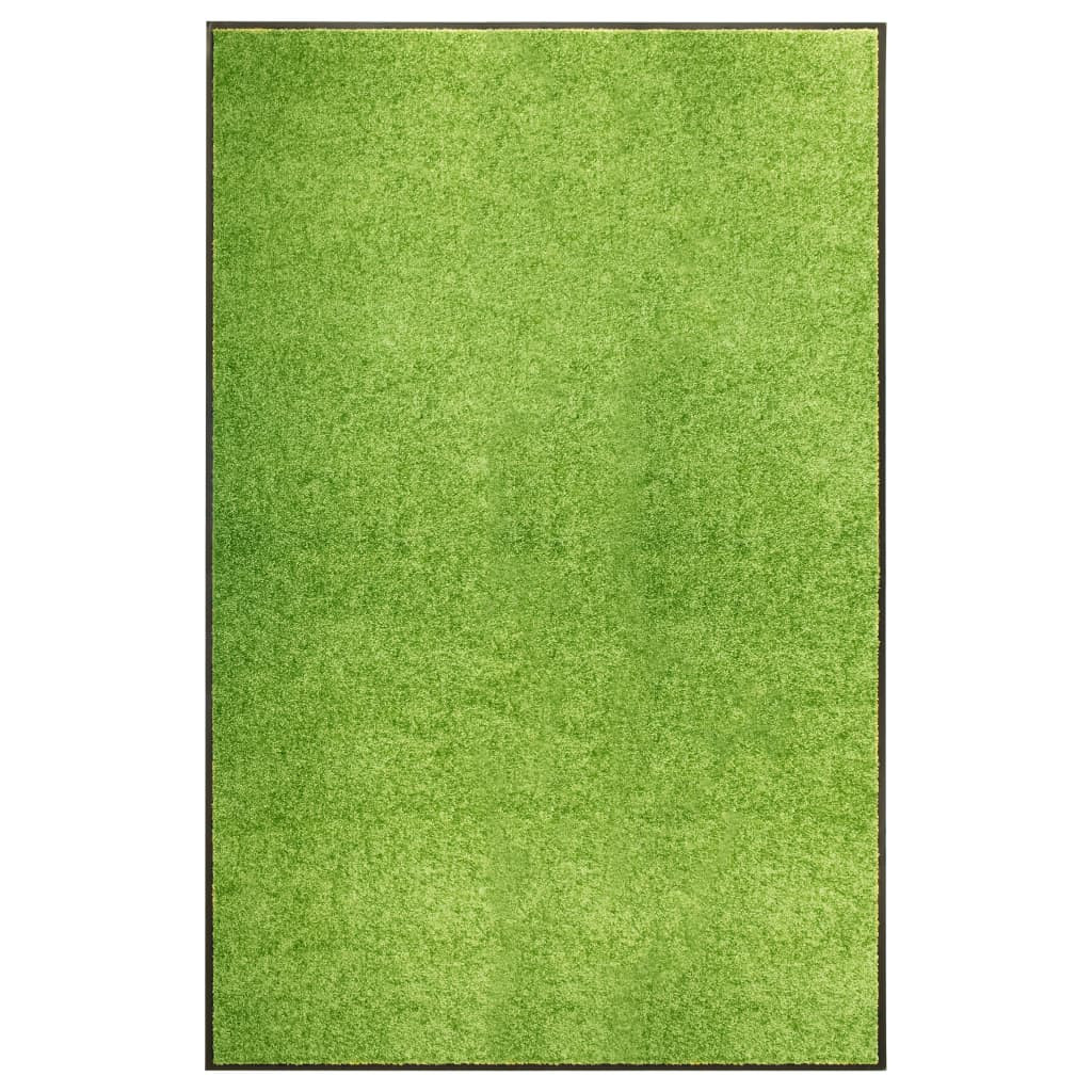 vidaXL Fußmatte Waschbar Grün 120x180 cm