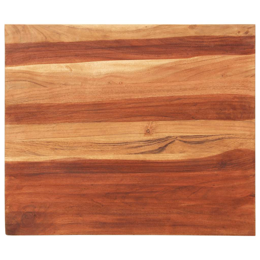 vidaXL Tischplatte Massivholz Akazie 25-27 mm 60x70 cm