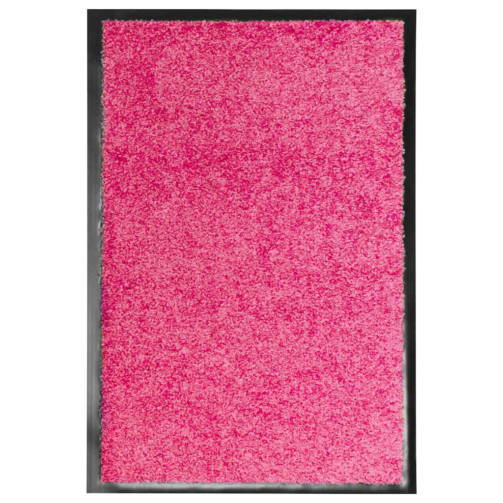 vidaXL Fußmatte Waschbar Rosa 40x60 cm