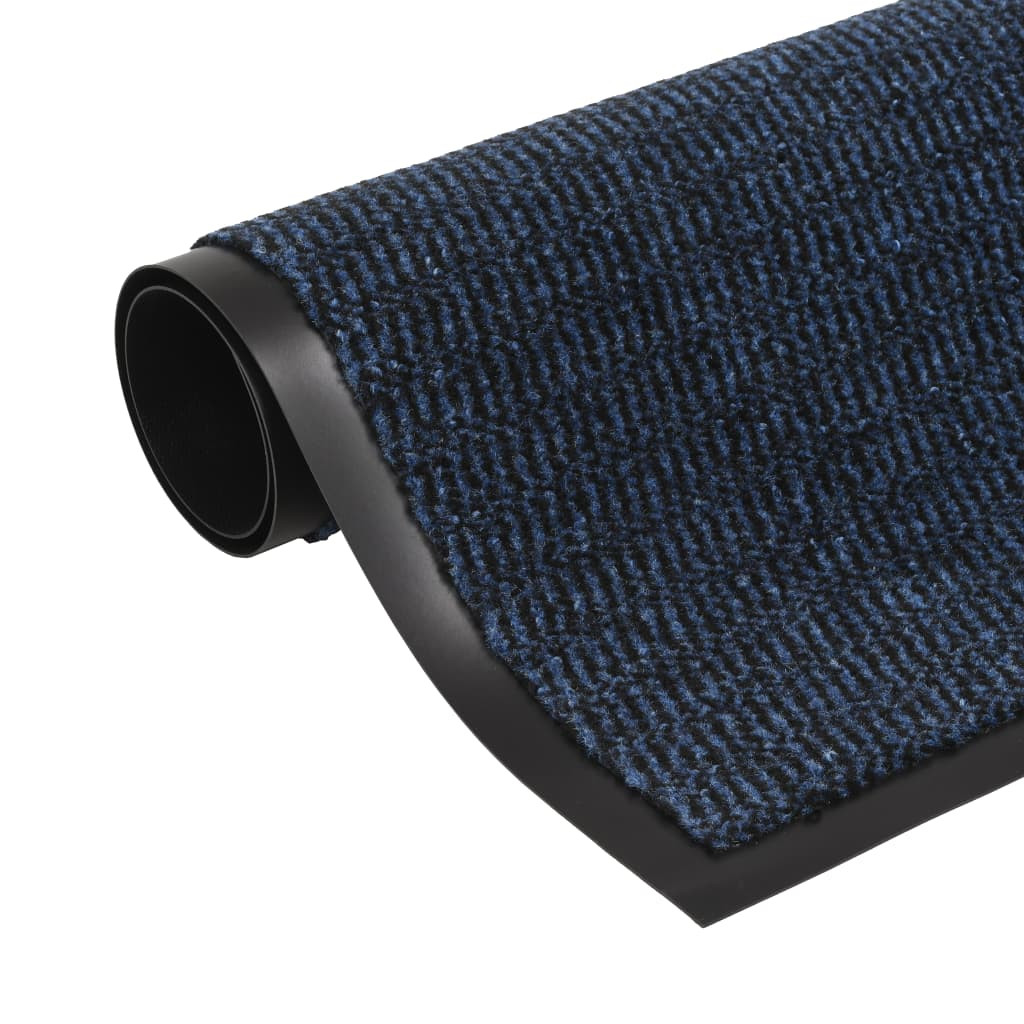 vidaXL Schmutzfangmatte Rechteckig Getuftet 120x180 cm Blau