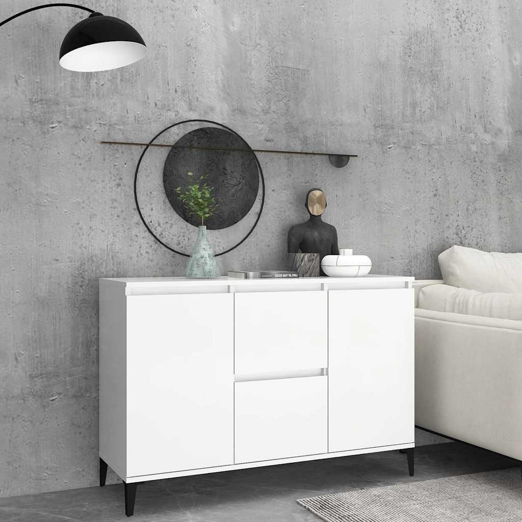 vidaXL Sideboard Weiß 102x35x70 cm Holzwerkstoff