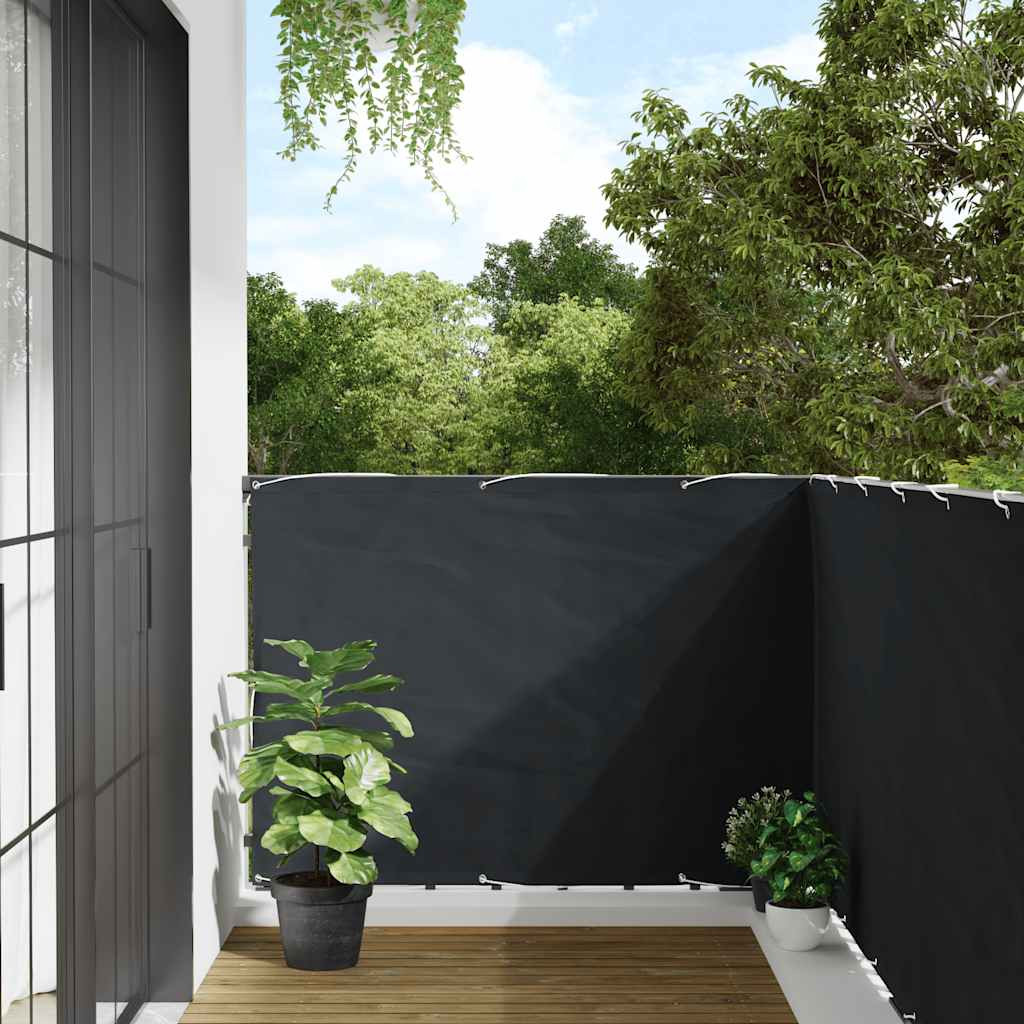 vidaXL Balkon-Sichtschutz Anthrazit 120x400 cm Oxford-Gewebe
