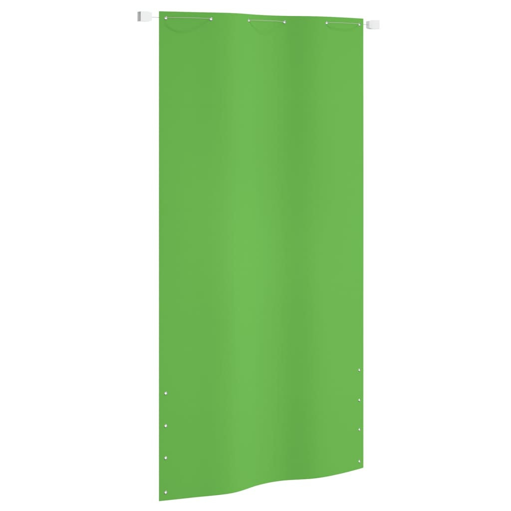vidaXL Balkon-Sichtschutz Hellgrün 120x240 cm Oxford-Gewebe