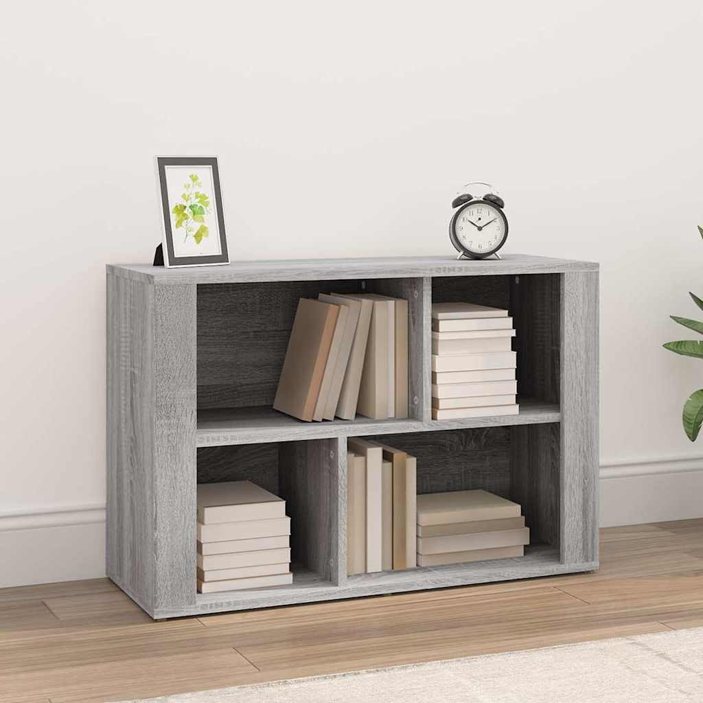 vidaXL Sideboard Grau Sonoma 80x30x54 cm Holzwerkstoff