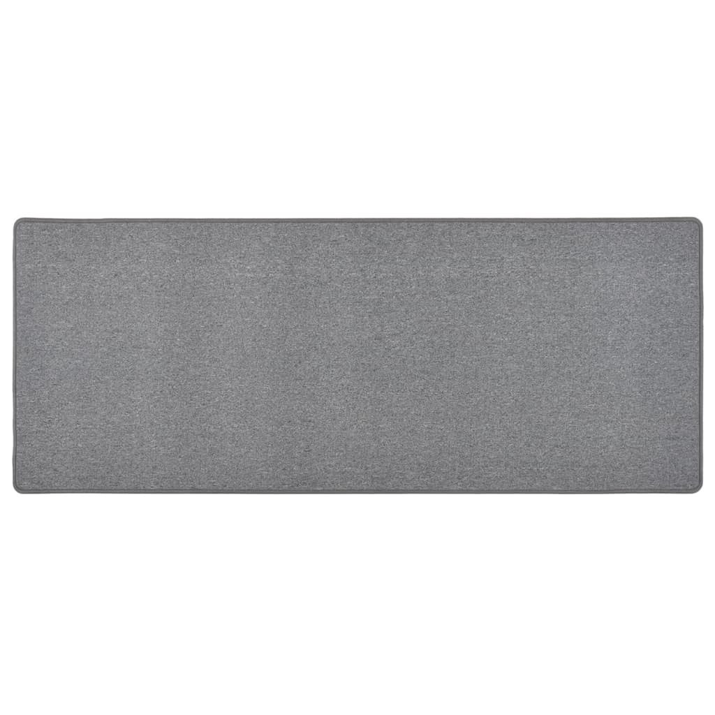 vidaXL Teppichläufer Dunkelgrau 80x200 cm