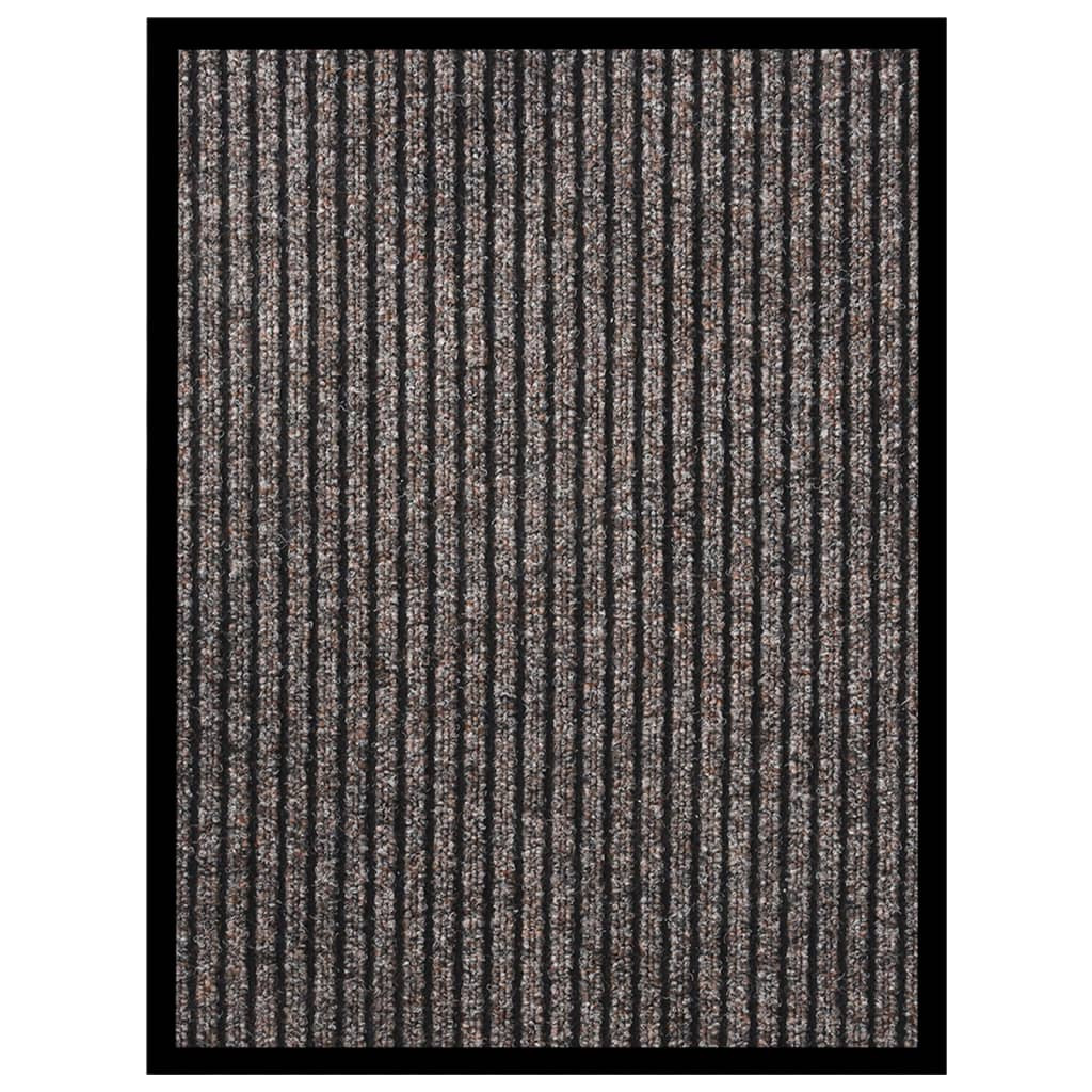 vidaXL Fußmatte Beige Gestreift 40x60 cm