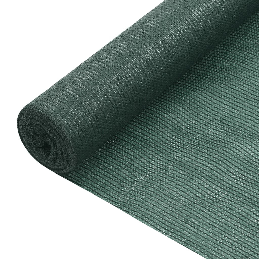 vidaXL Zaunblende Grün 1x10 m HDPE 75 g/m²