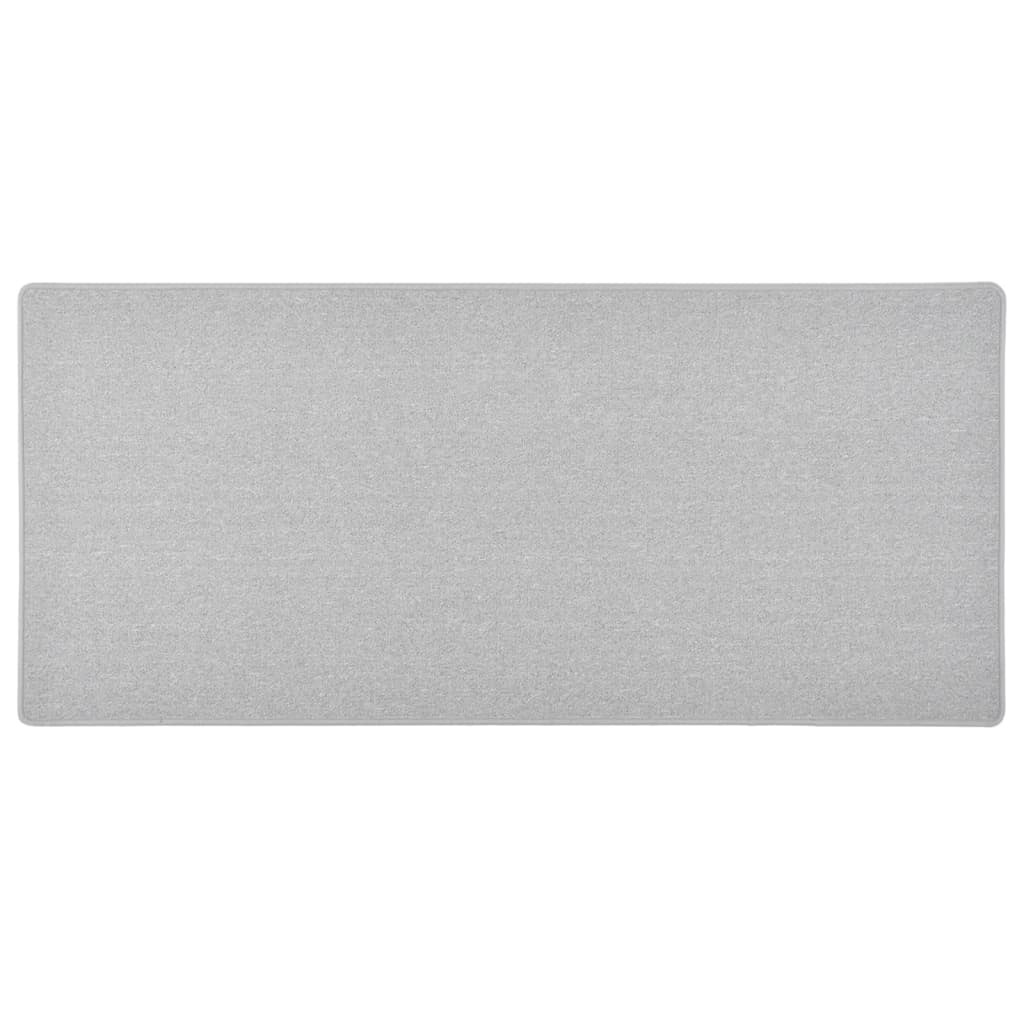 vidaXL Teppichläufer Hellgrau 50x100 cm