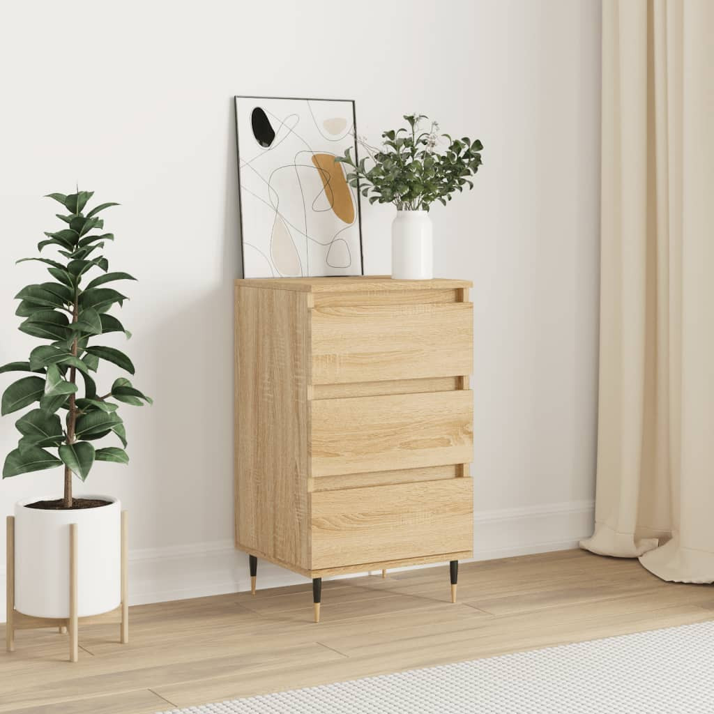 vidaXL Sideboard Sonoma-Eiche 40x35x70 cm Holzwerkstoff
