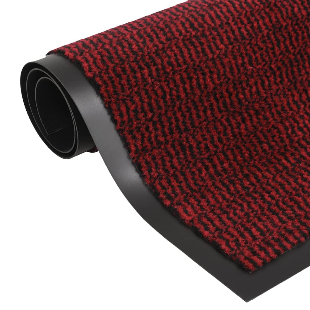 vidaXL Fußmatte getuftet 60x180 cm Rot