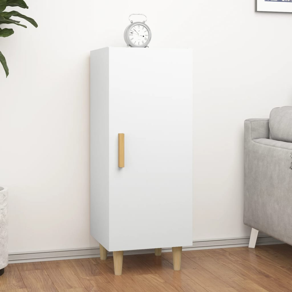 vidaXL Sideboard Weiß 34,5x34x90 cm Holzwerkstoff