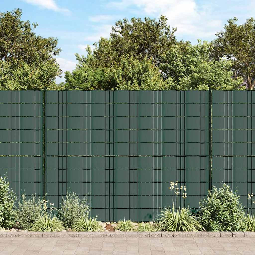 vidaXL Gartenzaun-Sichtschutz PVC 70×0,19 m Grün