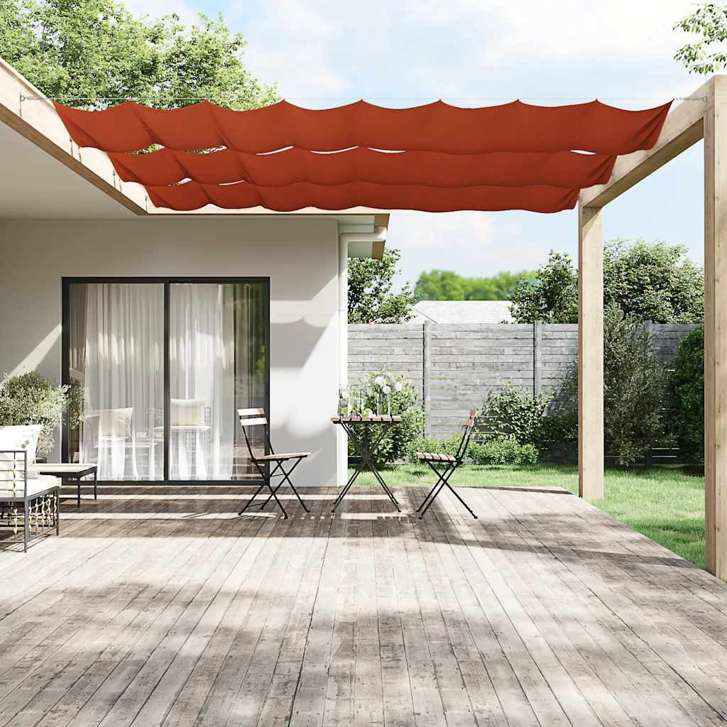 vidaXL Senkrechtmarkise Terrakotta 140x600 cm Oxford-Gewebe