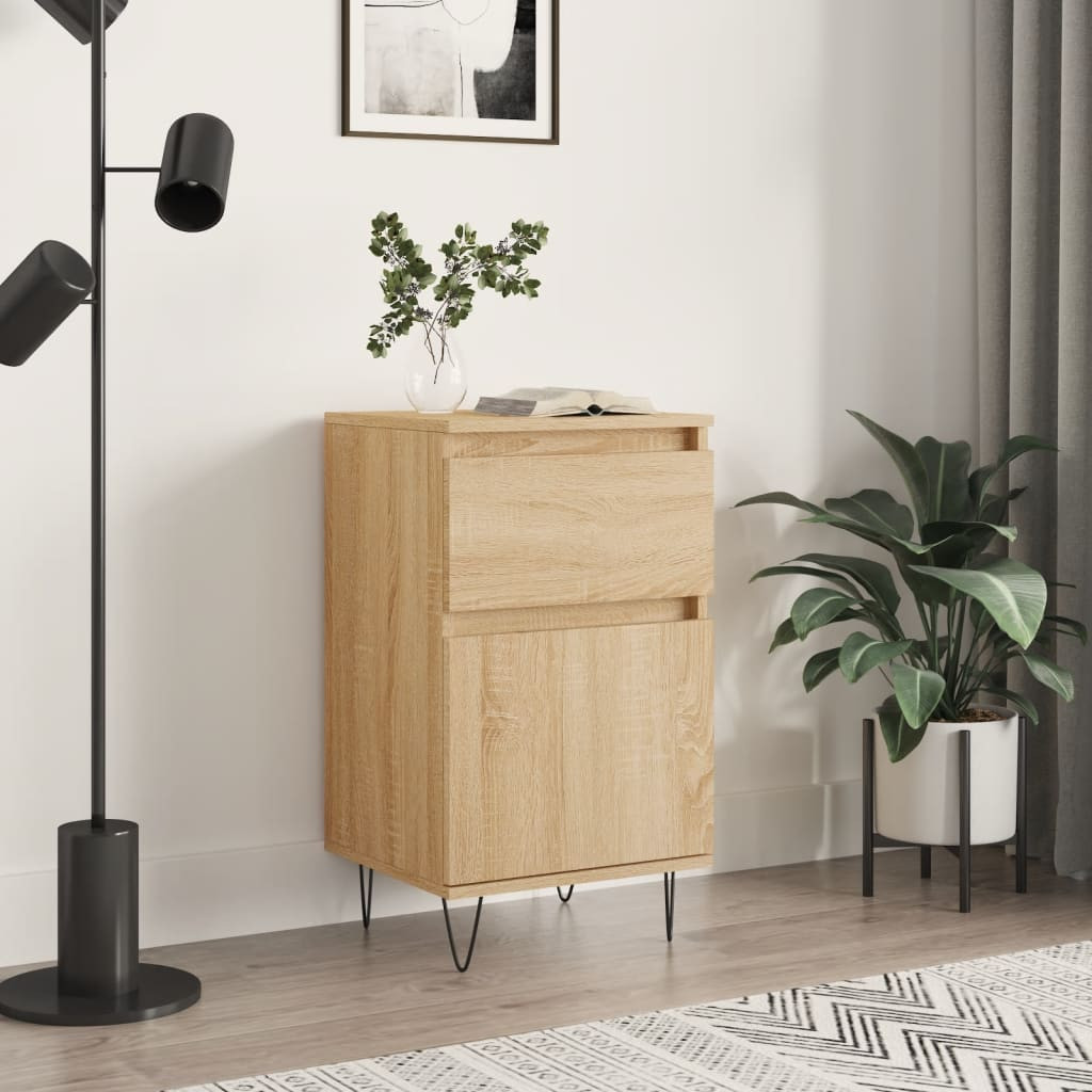 vidaXL Sideboard Sonoma-Eiche 40x35x70 cm Holzwerkstoff