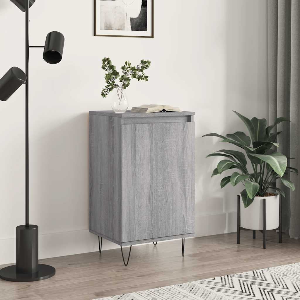 vidaXL Sideboard Grau Sonoma 40x35x70 cm Holzwerkstoff