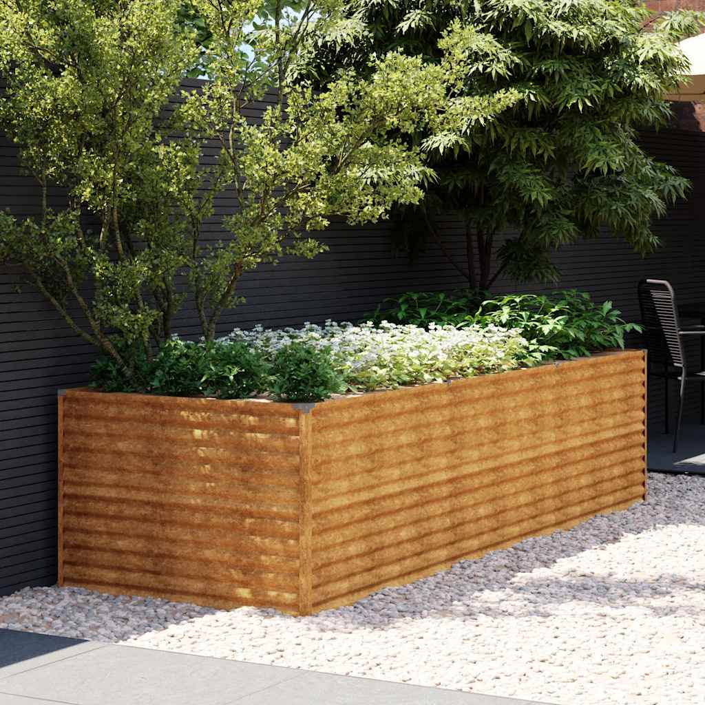 vidaXL Hochbeet 290x100x69 cm Cortenstahl