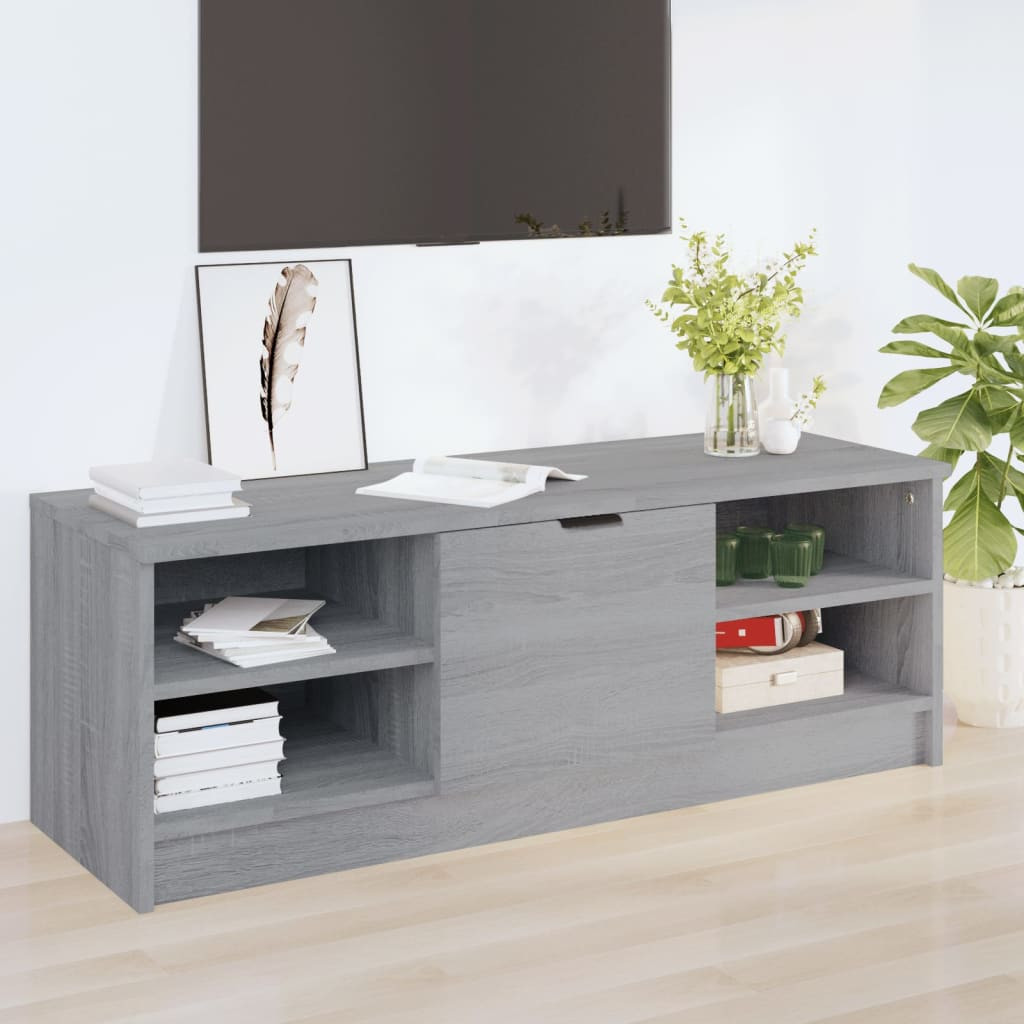 vidaXL TV-Schrank Grau Sonoma 102x35,5x36,5 cm Holzwerkstoff