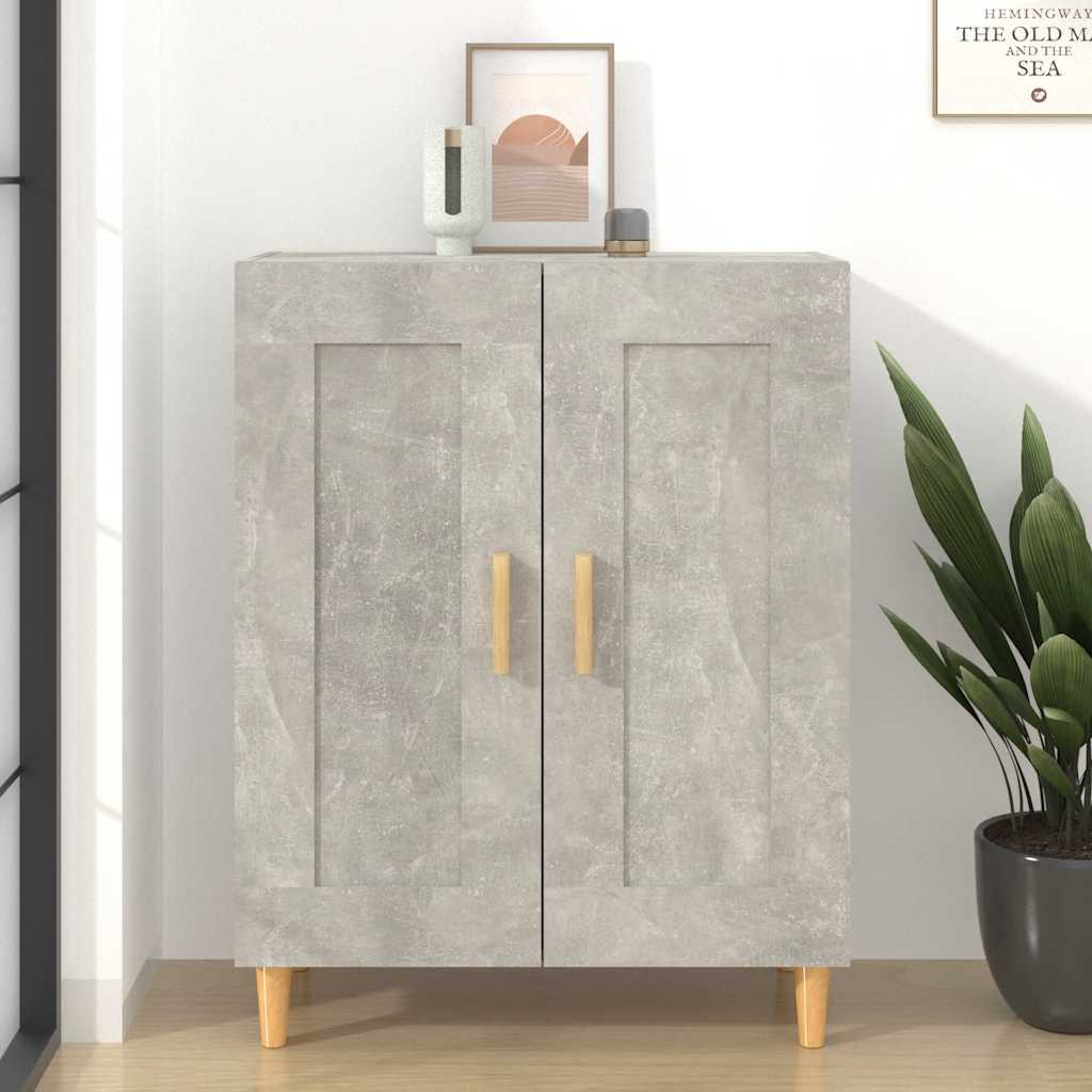 vidaXL Sideboard Betongrau 69,5x34x90 cm Holzwerkstoff