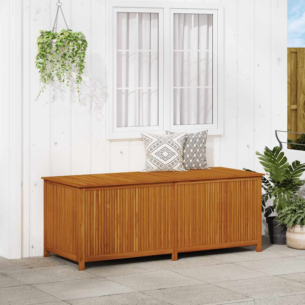 vidaXL Garten-Aufbewahrungsbox 200x80x75 cm Massivholz Akazie