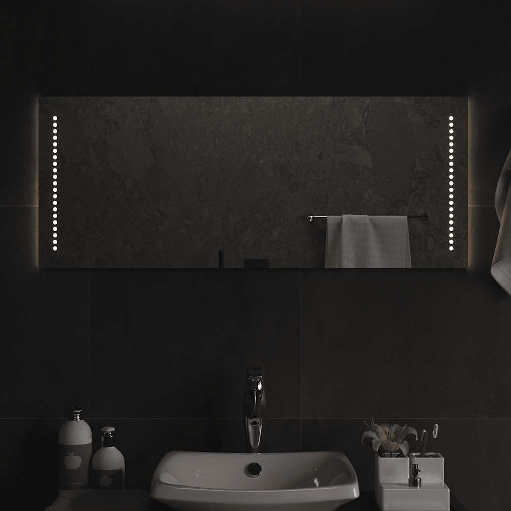 vidaXL LED-Badspiegel 100x40 cm