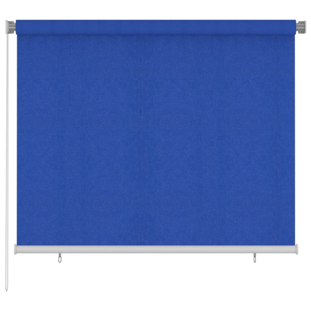 vidaXL Außenrollo 185 (B) x 140 (H) cm Blau HDPE