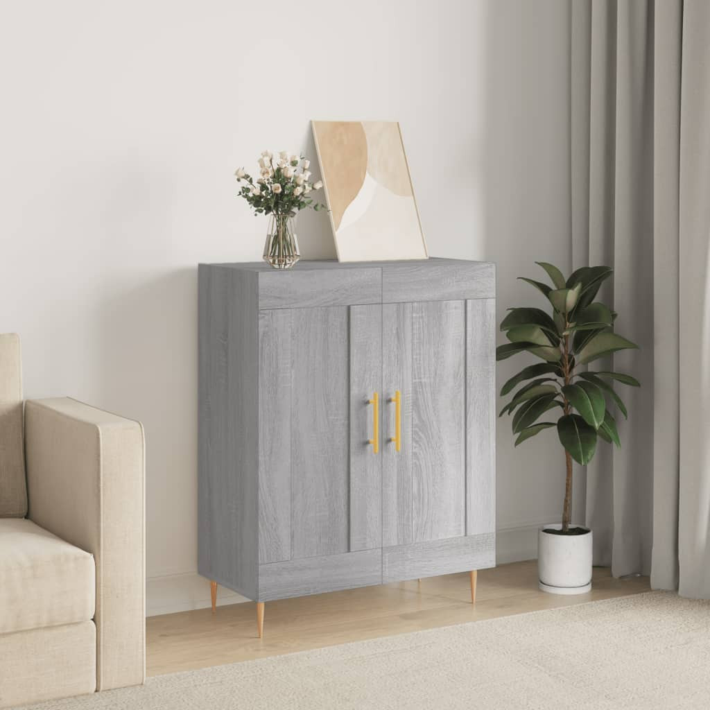 vidaXL Sideboard Grau Sonoma 69,5x34x90 cm Holzwerkstoff