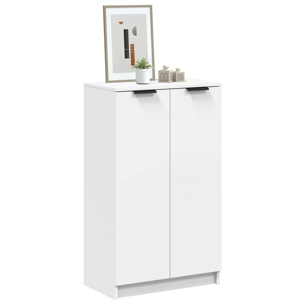 vidaXL Schuhschrank Weiß 59x35x100,5 cm Holzwerkstoff