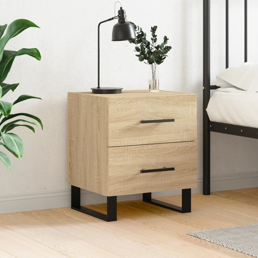vidaXL Nachttisch Sonoma-Eiche 40x35x47,5 cm Holzwerkstoff
