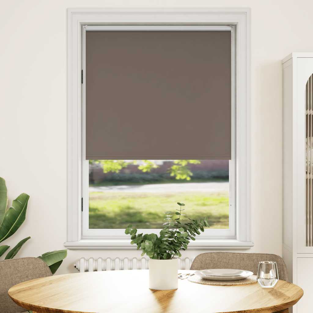vidaXL Verdunkelungsrollo 104,4 x 175 cm, Stoffbreite 100 cm, Kaffeebraun