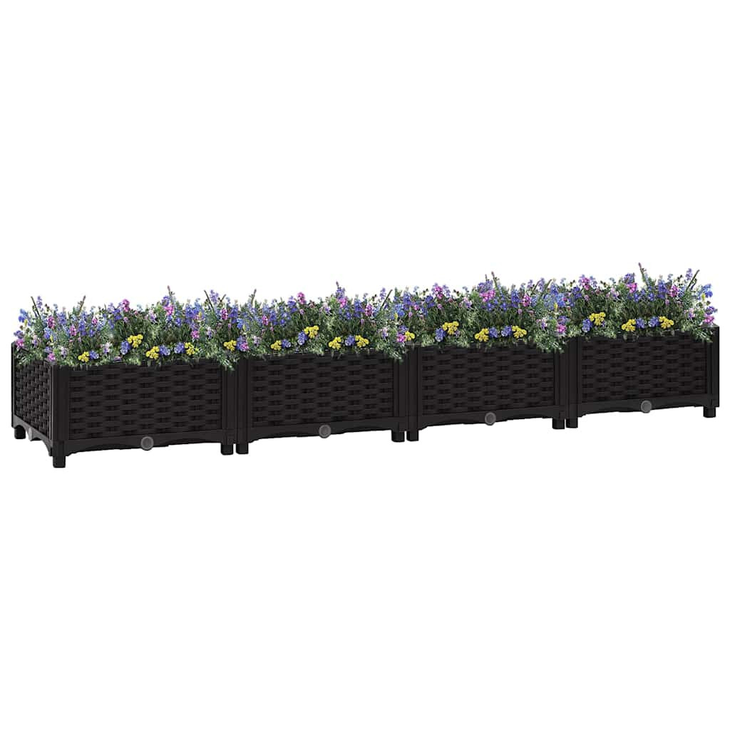 vidaXL Hochbeet 160x40x23 cm Polypropylen