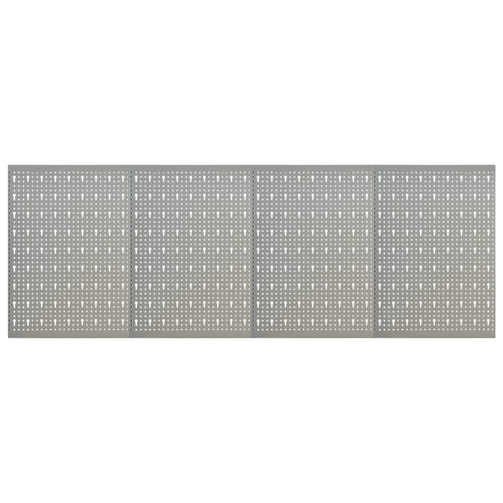 vidaXL Werkzeugwand 4 Stk. 40×58 cm Stahl