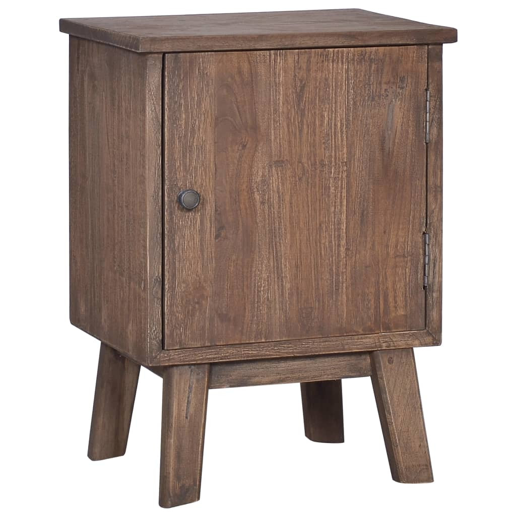 vidaXL Nachttisch 40x30x53 cm Massivholz Teak