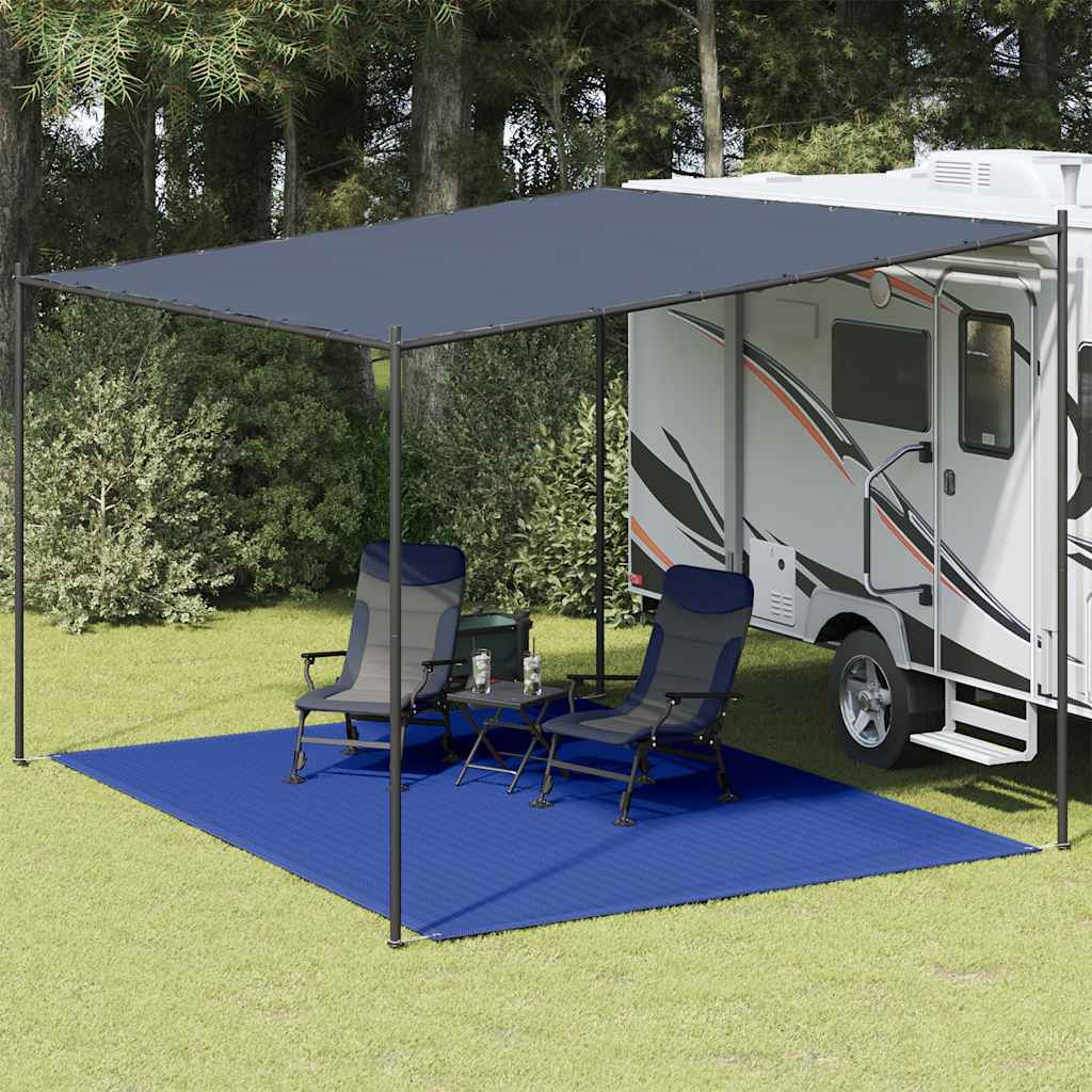 vidaXL Zeltteppich 300x400 cm Blau HDPE
