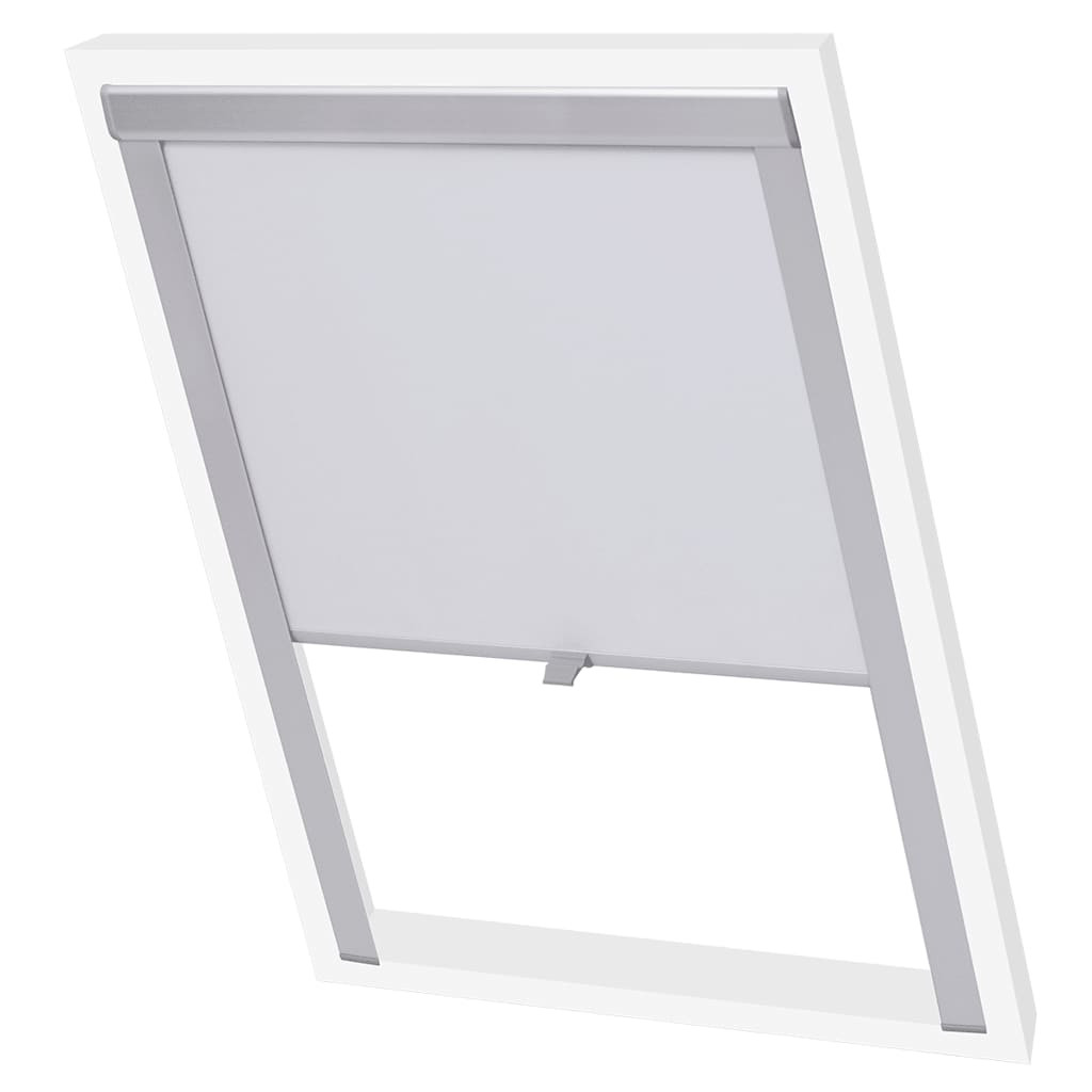 vidaXL Verdunkelungsrollo Weiß MK06 GGL und GGU