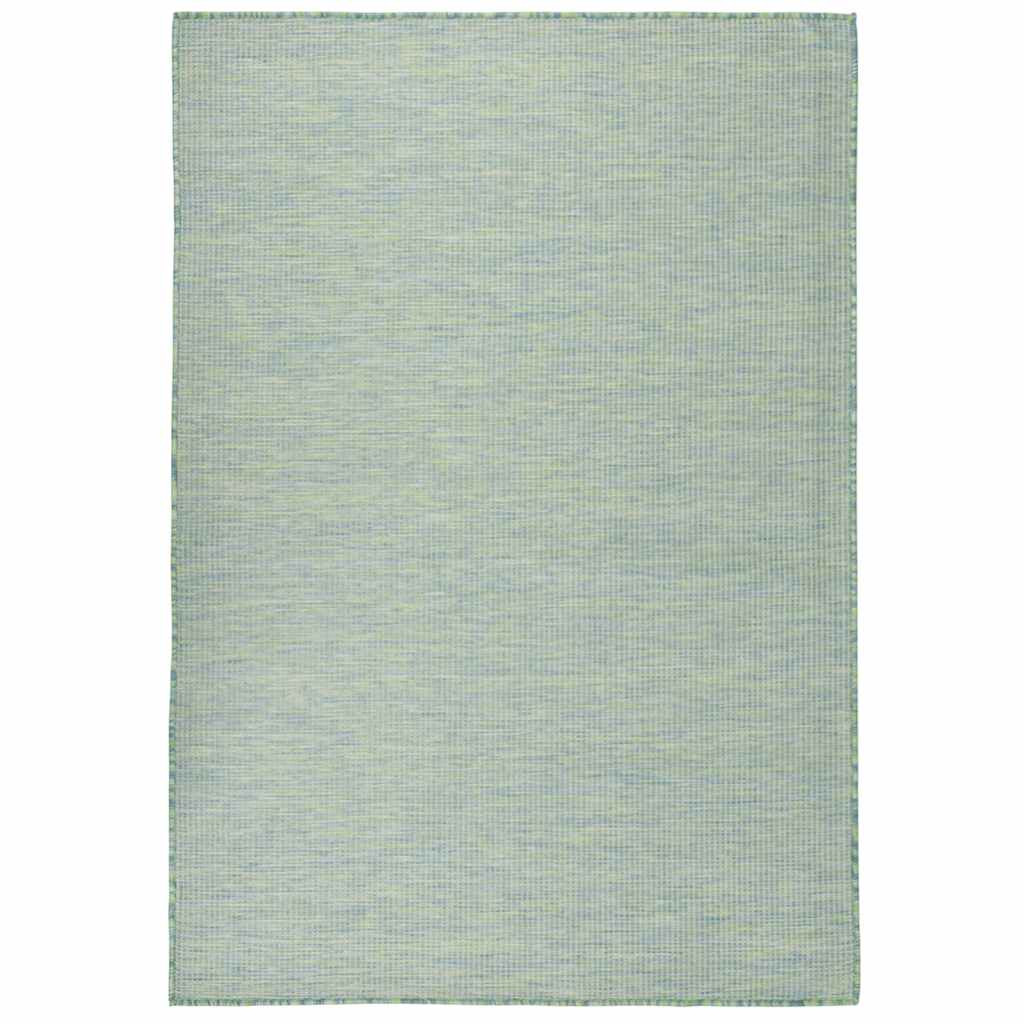 vidaXL Outdoor-Teppich Flachgewebe 160x230 cm Türkis