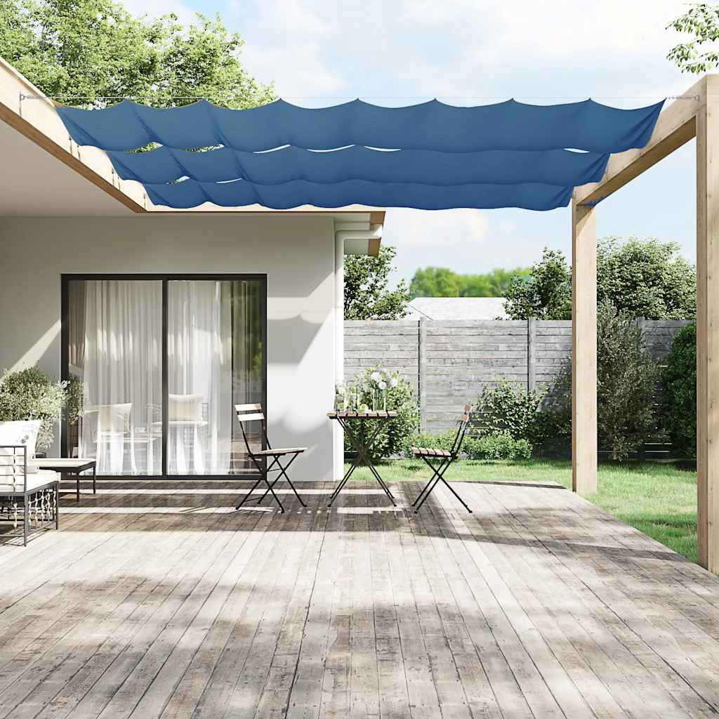 vidaXL Senkrechtmarkise Blau 180x1200 cm Oxford-Gewebe