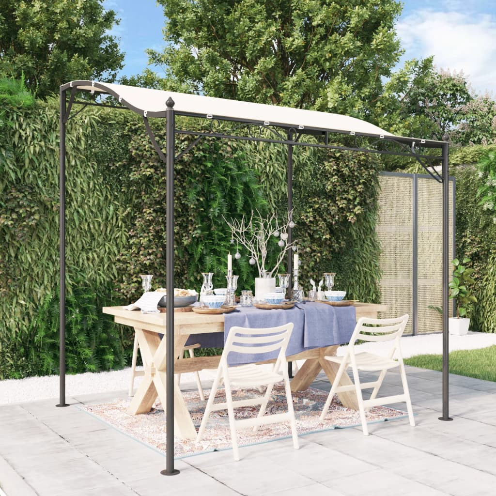 vidaXL Markise Creme 2x2,3 m 180 g/m² Stoff und Stahl