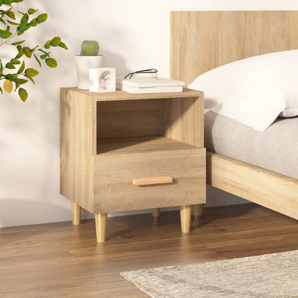 vidaXL Nachttisch Sonoma-Eiche 40x35x47 cm