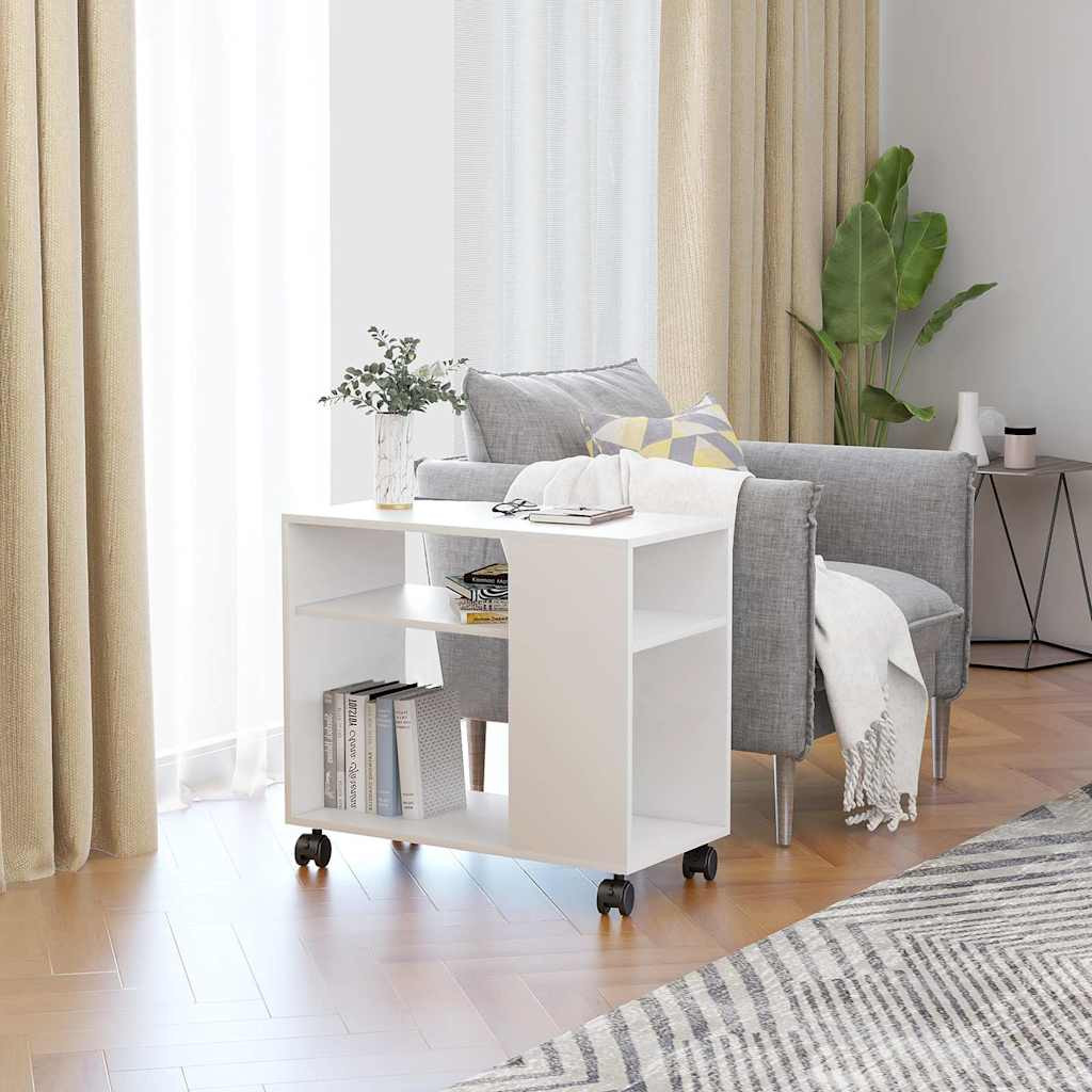 vidaXL Beistelltisch Weiß 70x35x55 cm Holzwerkstoff