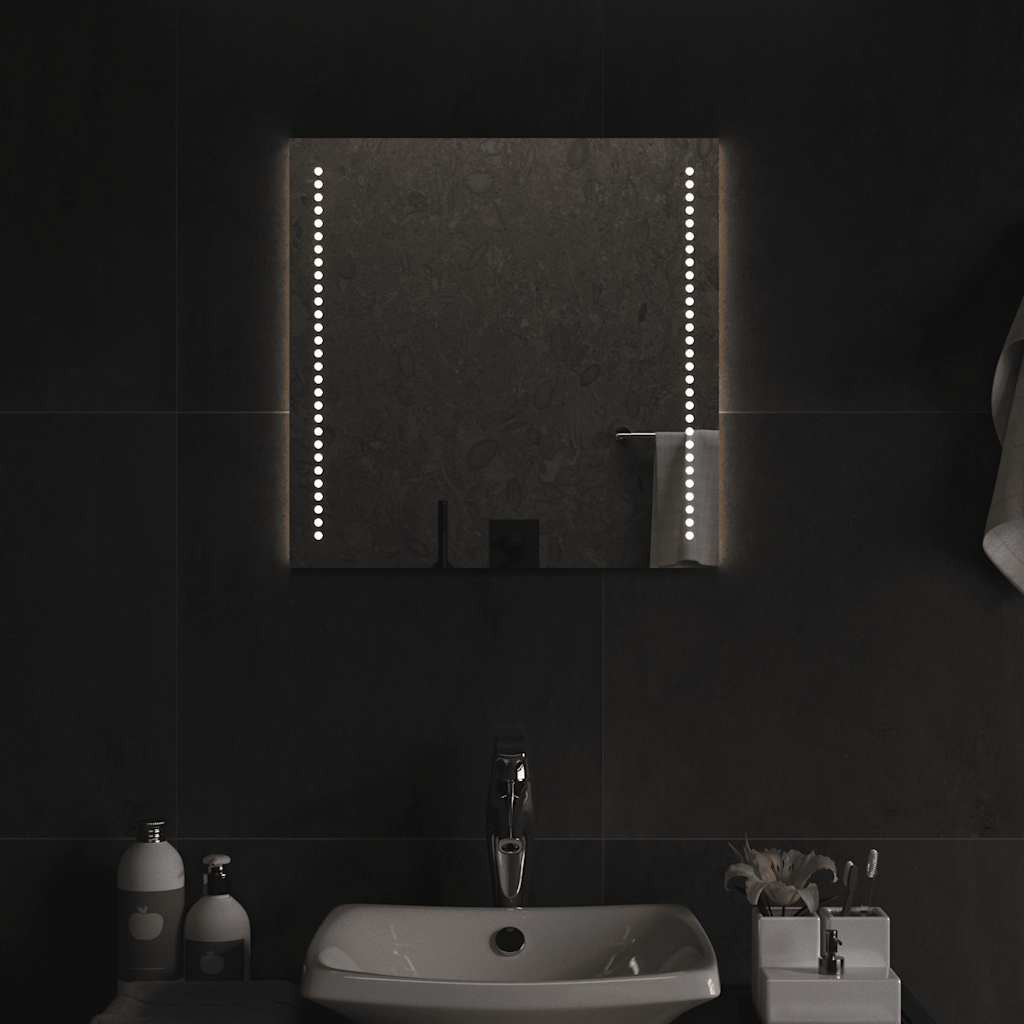 vidaXL LED-Badspiegel 50x50 cm